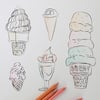 Flatlay Coloring Cards (Set of 12)