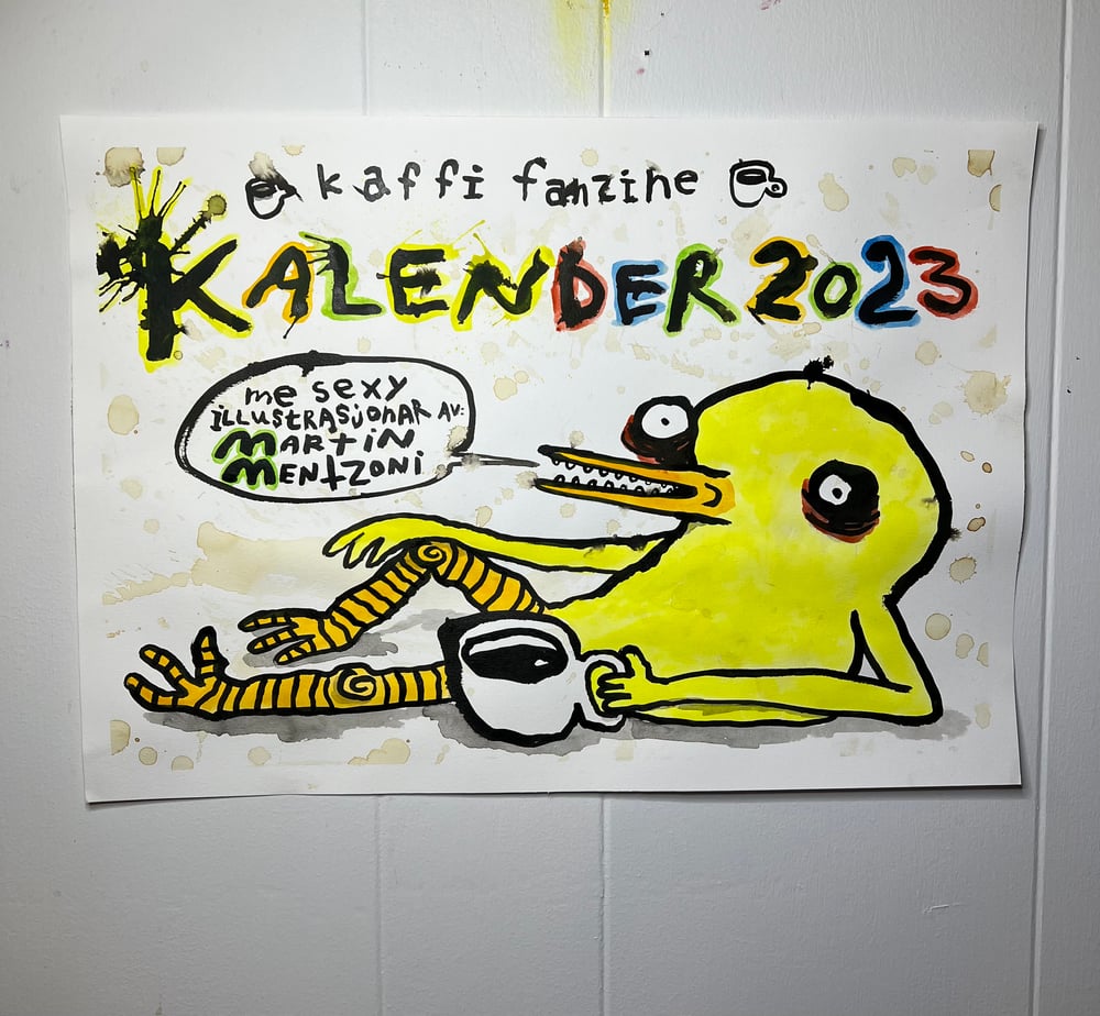 Image of kaffi fanzine Kalender 2023 