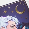sheith lovers tarot foil print