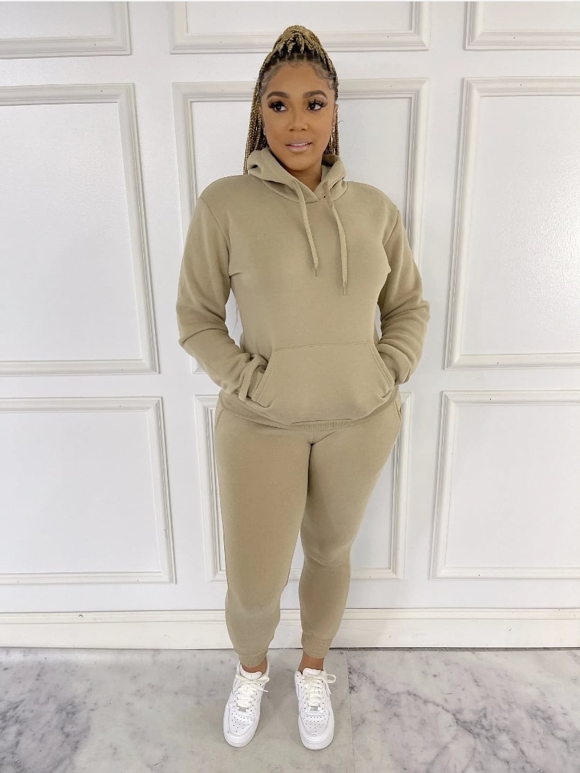 Fleece pullover set