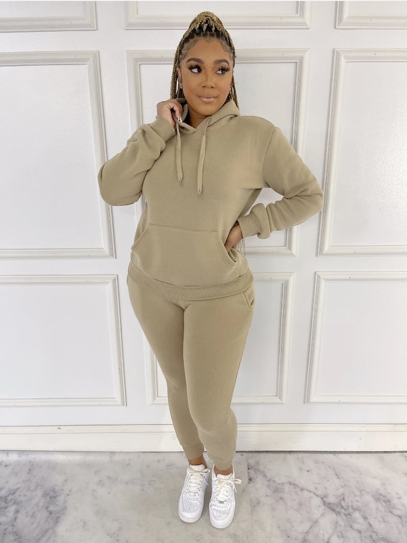 Fleece pullover set