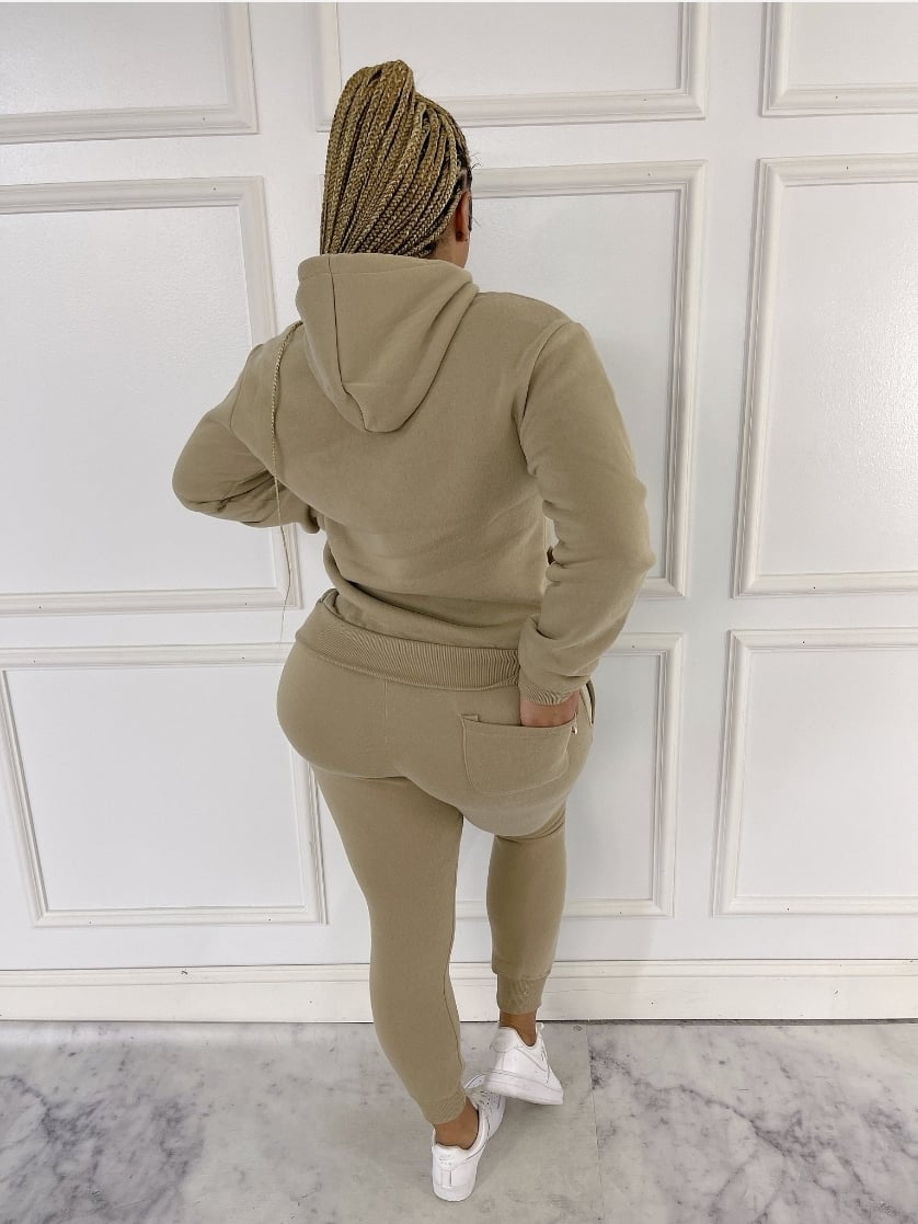 Fleece pullover set