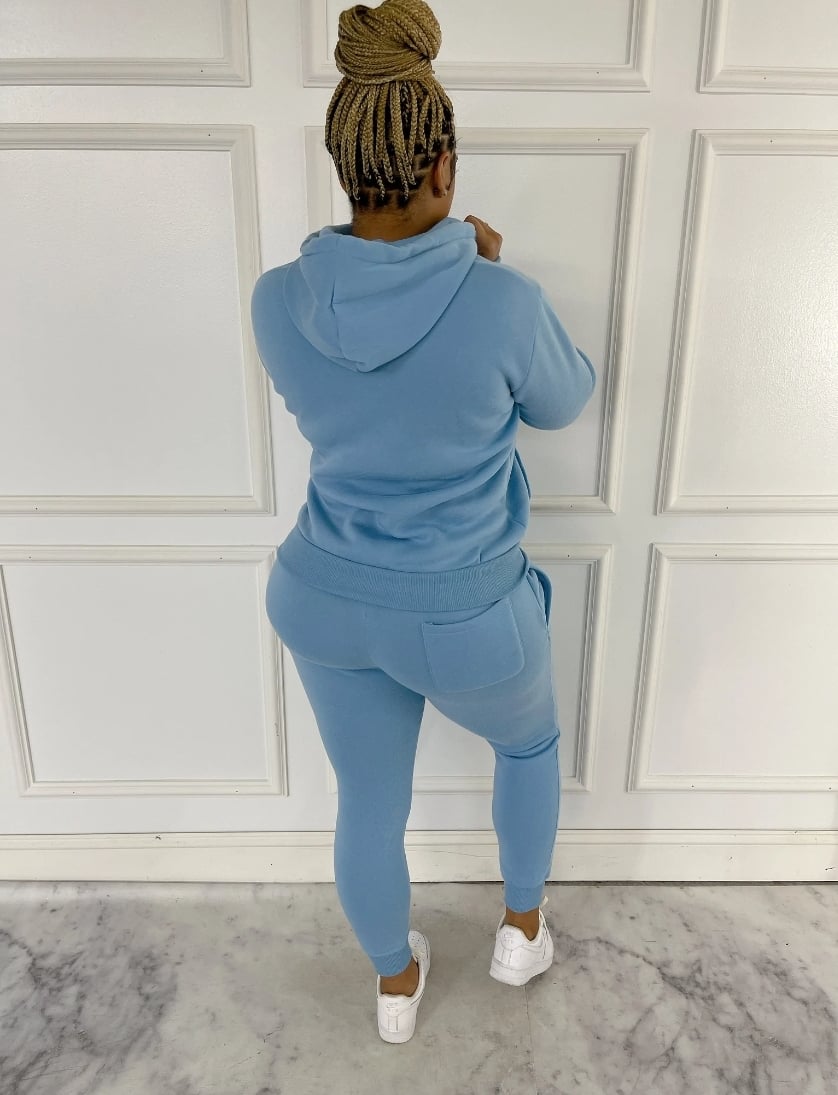 Fleece Zipdown set