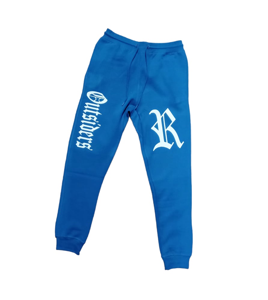 Image of Rebel Outsiders " Blue " Sweatpants 