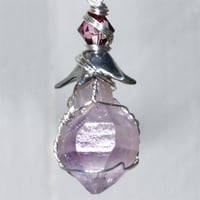 Image 3 of Madagascar Amethyst Scepter Crystal Wire Wrapped Pendant