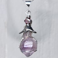 Image 2 of Madagascar Amethyst Scepter Crystal Wire Wrapped Pendant
