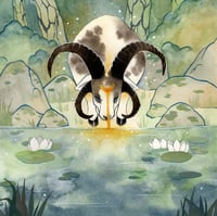 Image 3 of Sacred Pond Original Painting