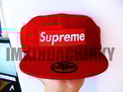 Image of SUPREME 2006 RED box logo fitted 7 1/2, 7 3/8