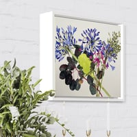 Image 5 of Agapanthus bouquet unframed original gouache painting