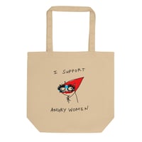 Image 1 of angry Eco Tote Bag 