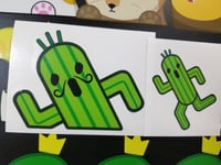 FF Mini Cactuar Sticker /Gigantuar Peeker