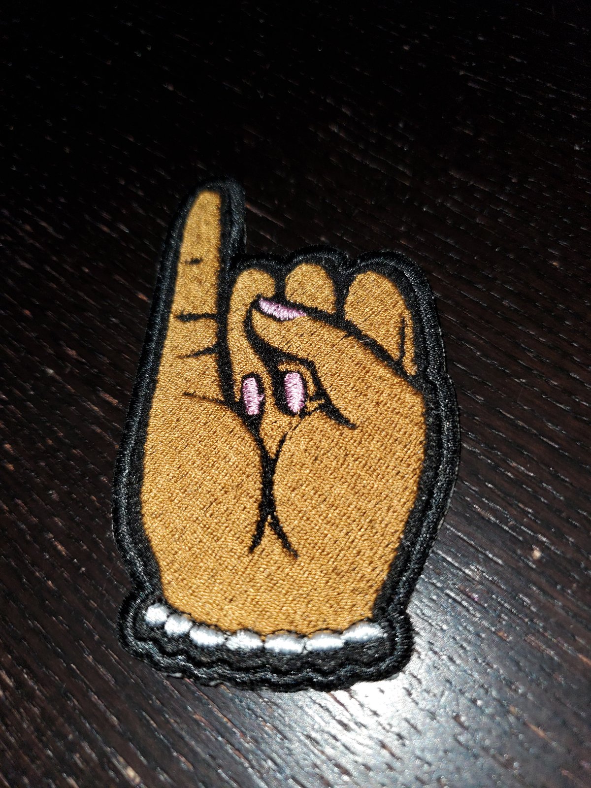 Image of Pink Nails and Pearls Patch