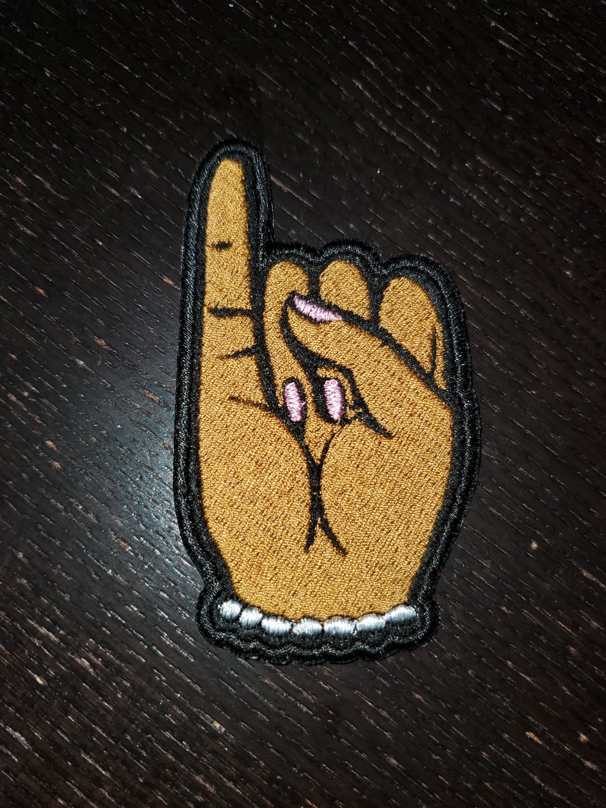 Image of Pink Nails and Pearls Patch
