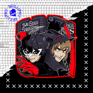 Joker & Crow Showtime Holo Vinyl Sticker