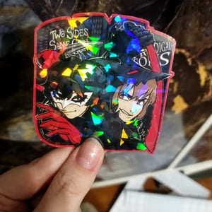 Joker & Crow Showtime Holo Vinyl Sticker