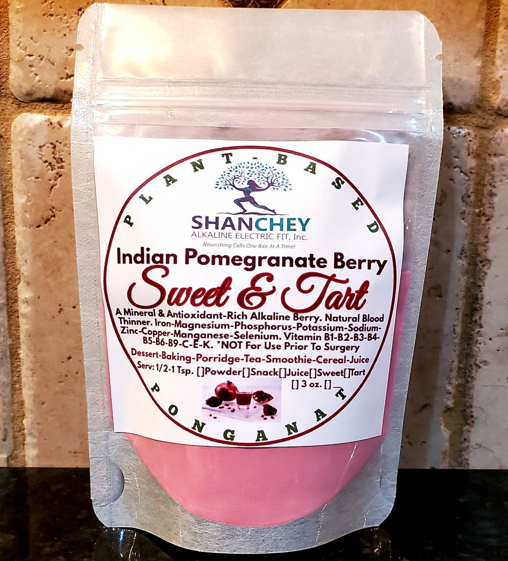 Sweet & Tart! Pomegranate Berry Syrup/Grinds-Parasites-Circulation-Hemorrhoids-Tumors-Herpes