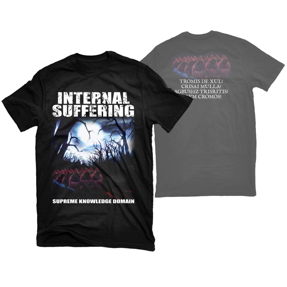 Image of INTERNAL SUFFERING "SUPREME KNOWLEDGE DOMAIN" T-SHIRT