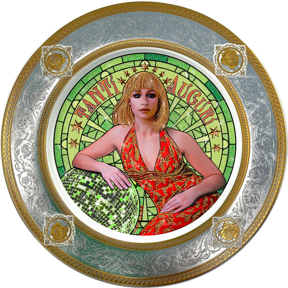 Image of Pronto Raffaella! - Large Fine China Plate - #0775