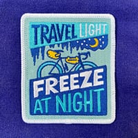 Image 3 of Travel Light Freeze at Night bike packing patch