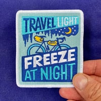 Image 1 of Travel Light Freeze at Night bike packing patch