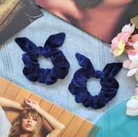 Image 1 of Midnight Blue Scrunchies