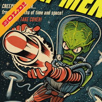 Image 1 of INVASION OF THE SAUCER MEN Art Print