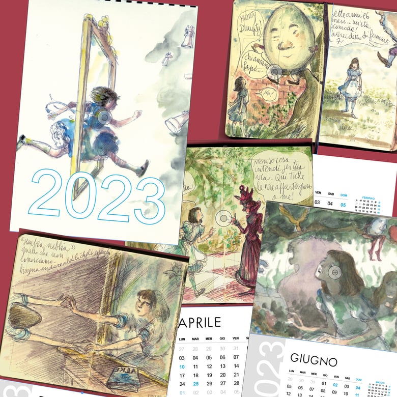 Image of Calendario 2023 - Alice aldilà dello Specchio 