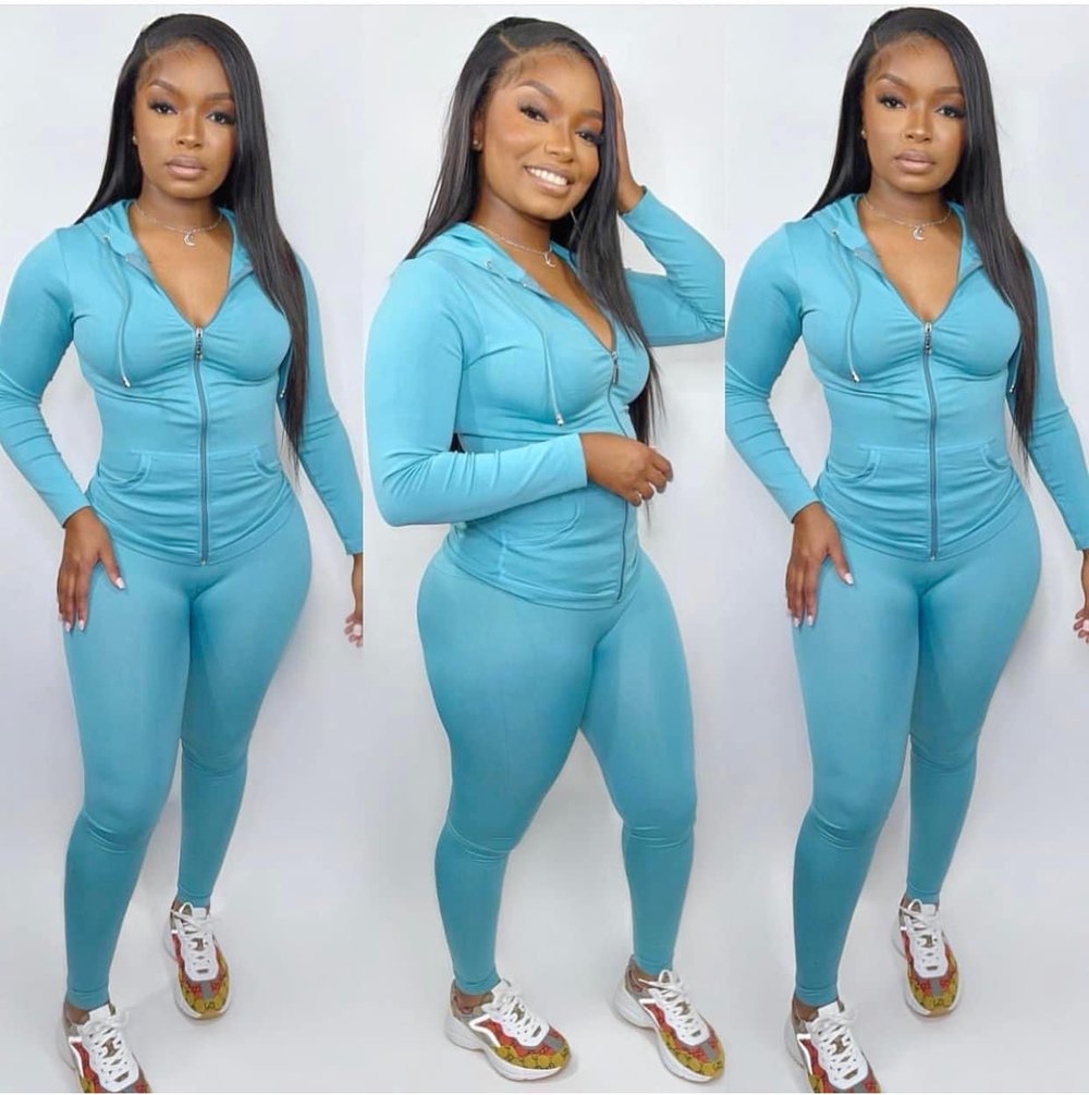 Image of Tracksuit (aqua blue)