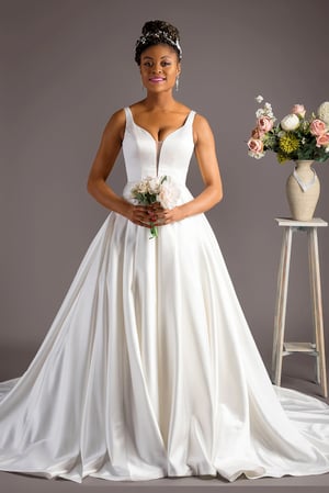Image of Francesca-Ivory Wedding Gown