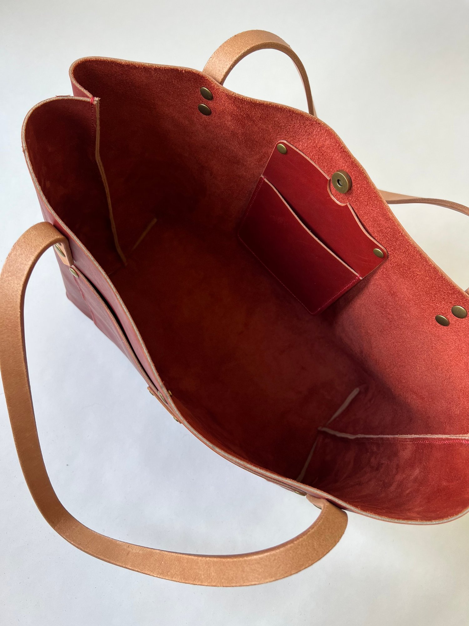 Image of Portage Red Carry-all Tote