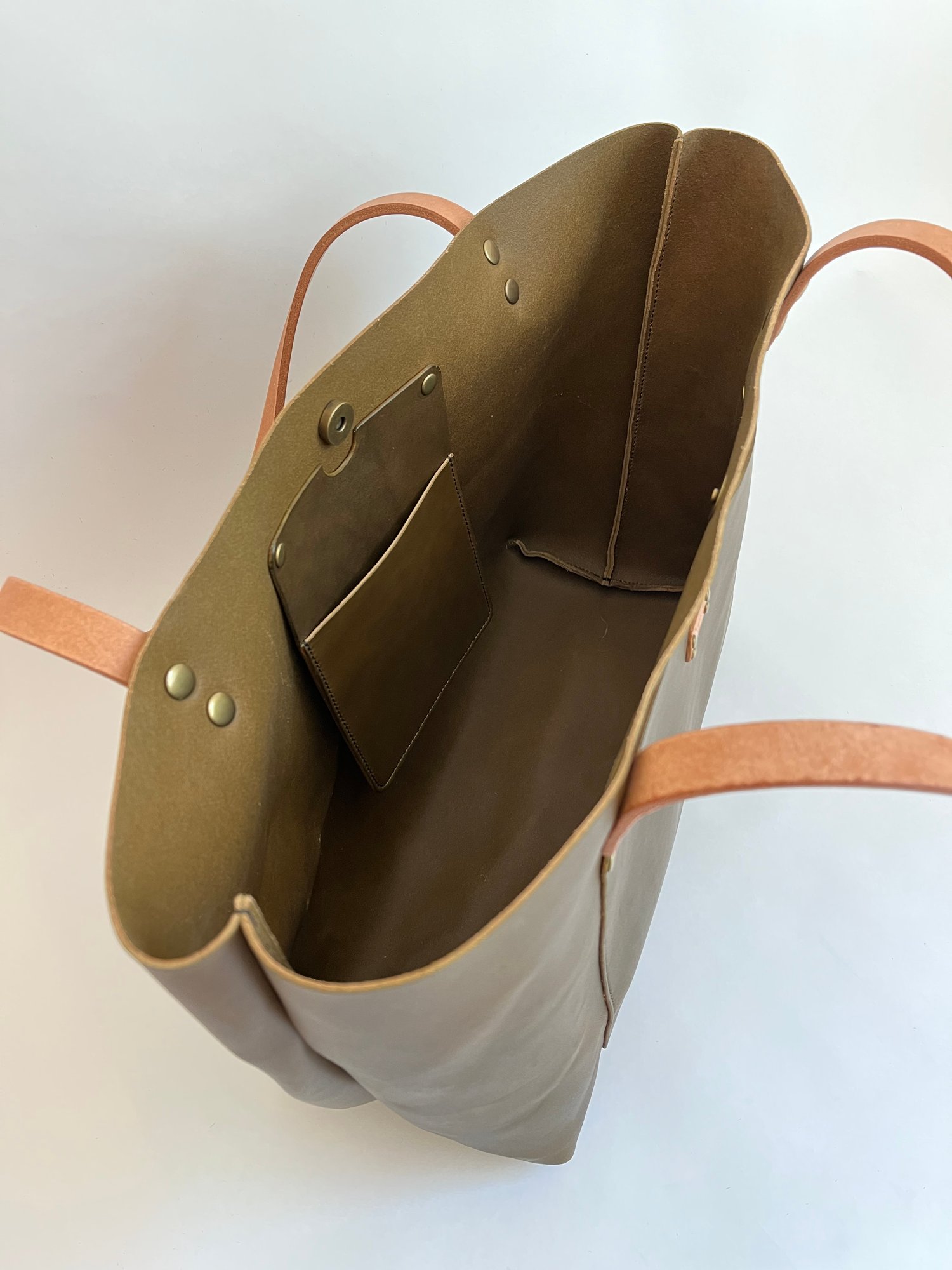 Image of Wickett & Craig Olive Carry-all Tote