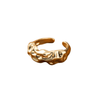 Image 1 of Vernetta 18K Gold Textured Statement Ring