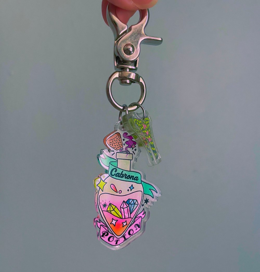 Image of Cabrona Potion keychain