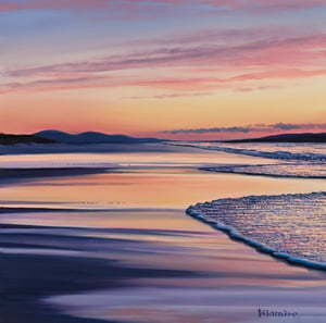 Image of Luskentyre sunset giclee print 