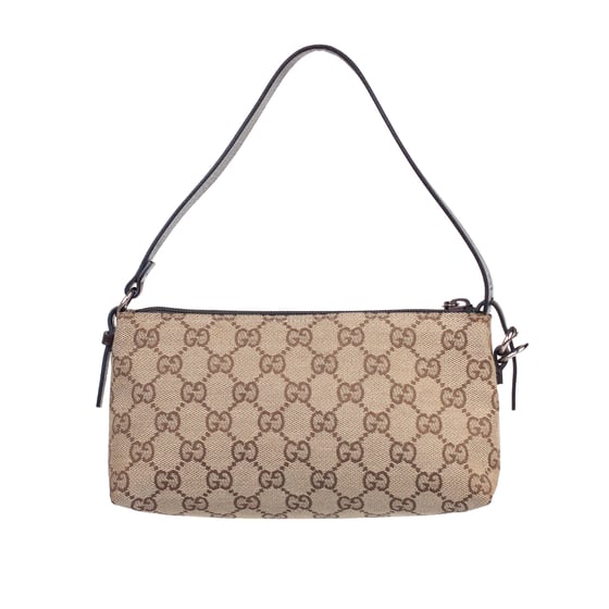 Image of Gucci 2000s Monogram Mini Shoulder Bag 