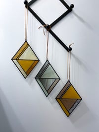 Image 3 of Triangle Sun Catcher in Daffodil