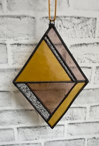 Image 4 of Triangle Sun Catcher in Daffodil