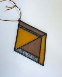 Image 1 of Triangle Sun Catcher in Daffodil