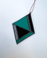 Image 1 of Triangle Sun Catcher in Peacock