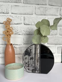 Image 1 of Round Bud Vase in Black