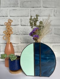 Image 1 of Round Bud Vase in Mint