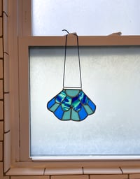Image 4 of Fan sun catcher in peacock