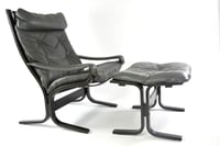 Image 1 of Ensemble fauteuil et repose pied SIESTA d'Ingmar Relling 1970