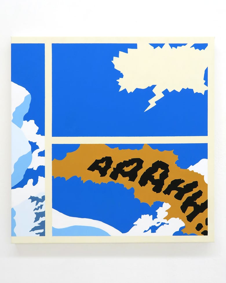 Image of Dean De Landre 'Aaahh!'. Original painting 2022