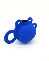 Image 4 of Rachael Rose 'Deep Blue 6'. Original ceramic 2022