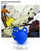 Image of Rachael Rose 'Deep Blue 8'. Original ceramic 2022