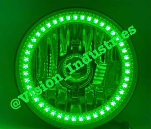 Image of 5-3/4 GREEN SMD HALO SET (4) (SELECT FROM DROP DOWN BOX)