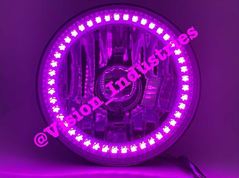 Image of #Octane 5-3/4 PINK SMD DOTTED HALO SET (4) (SELECT FROM DROP DOWN BOX)