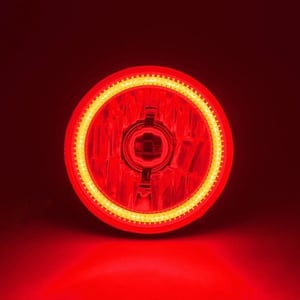 Image of 5-3/4 RED COB SOLID HALO SET (4) (SELECT FROM DROP DOWN BOX)