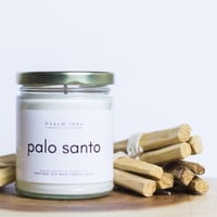 Image 4 of Palo Santo Natural Soy Wax Minimalist Candle  9 oz